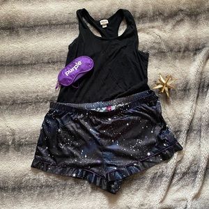 NWOT Galaxy Constellation AdoreMe Sleep Shorts ✨💜